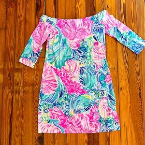 Off the Shoulder Lilly Pulitzer Dress (Size S)